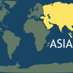 7 Continents - Asia Map