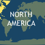 7 Continents - North America Map