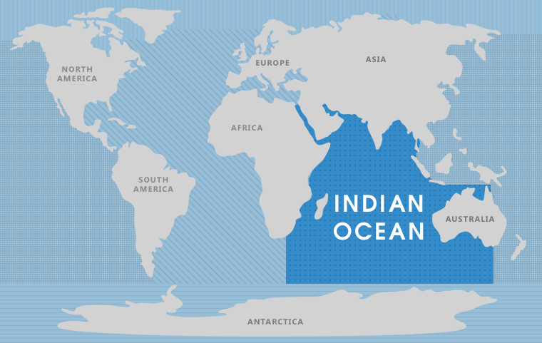 Indian Ocean The 7 Continents Of The World