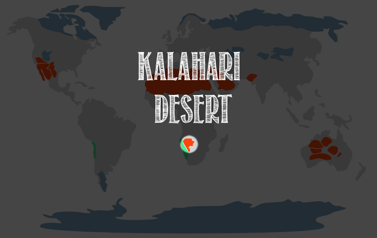 Kalahari Desert Map