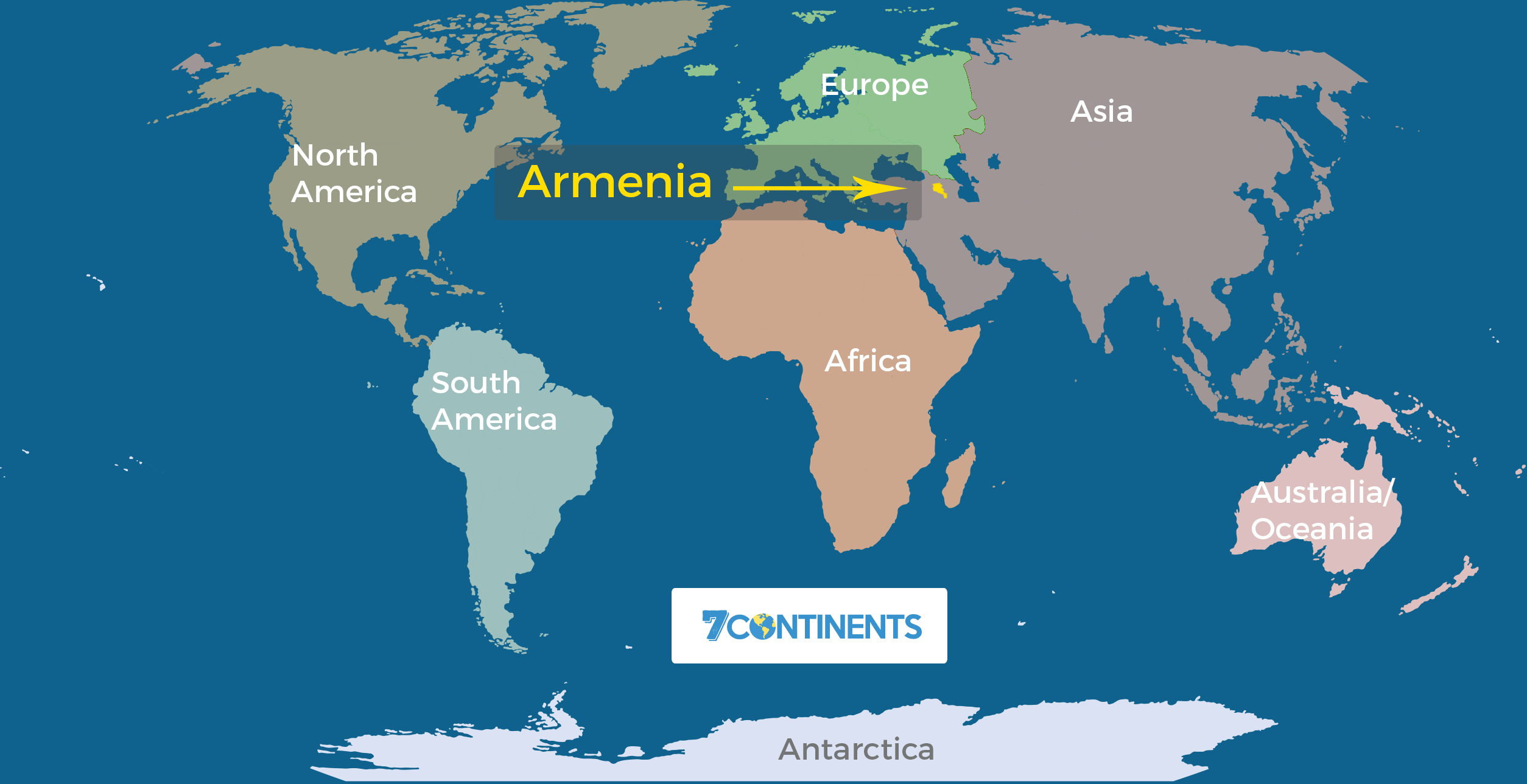What Continent Is Armenia In The 7 Continents Of The World