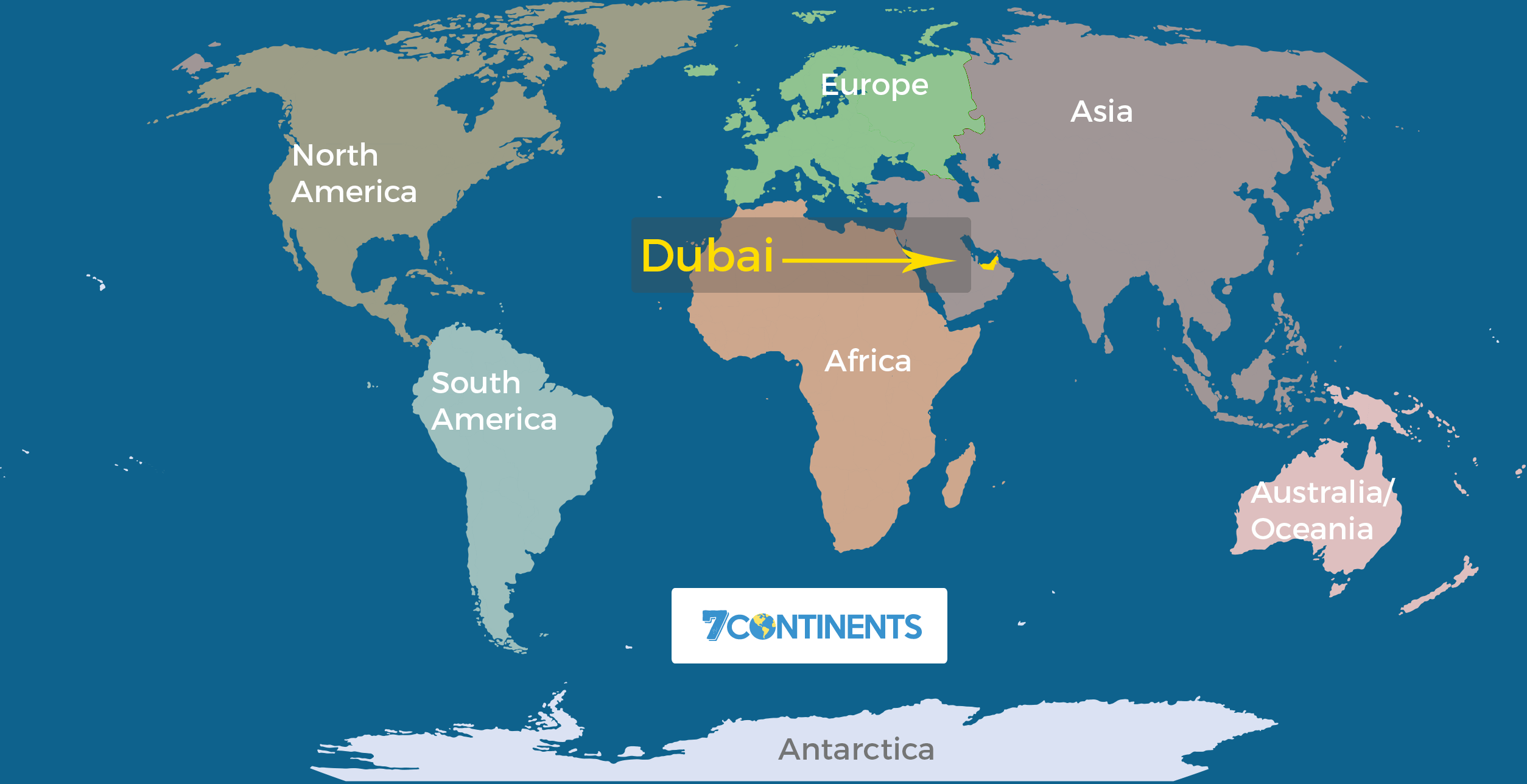 What Continent Is Dubai In The 7 Continents Of The World